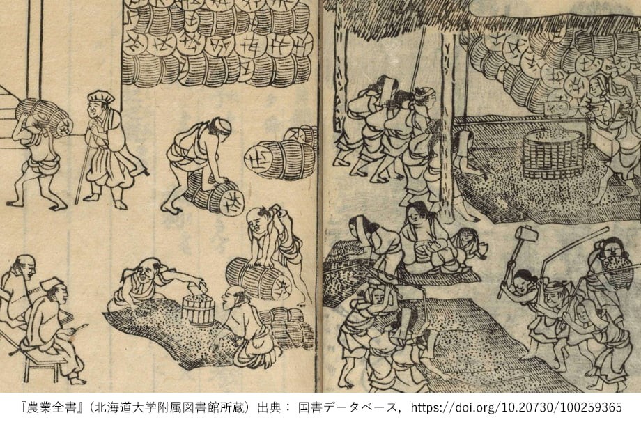 年貢米納入の画像
