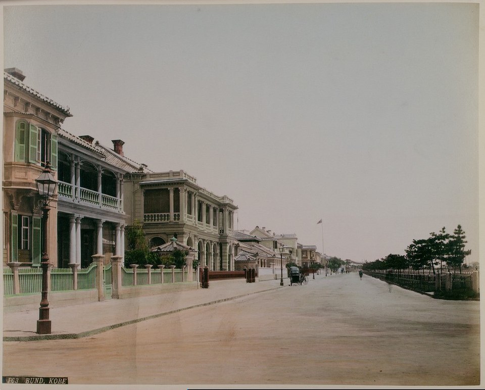 神戸居留地 海岸通 1885年頃