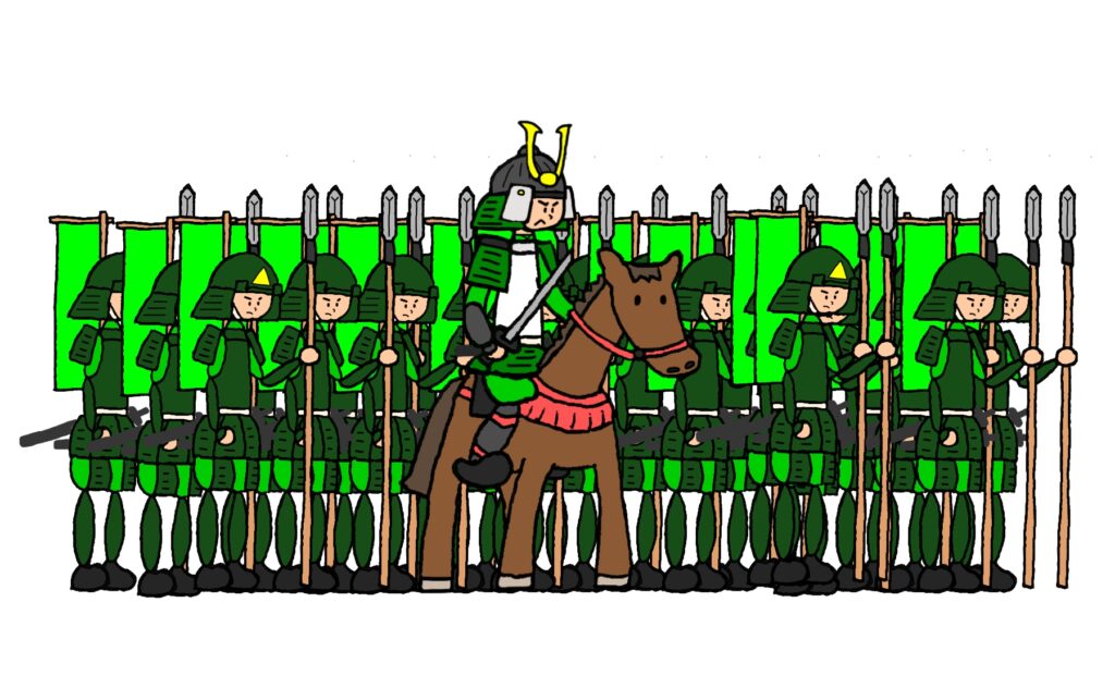 戦国武士の軍団