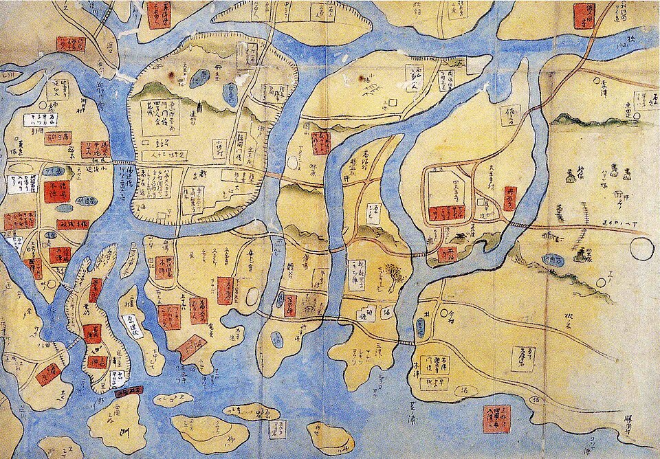 石山本願寺合戦図