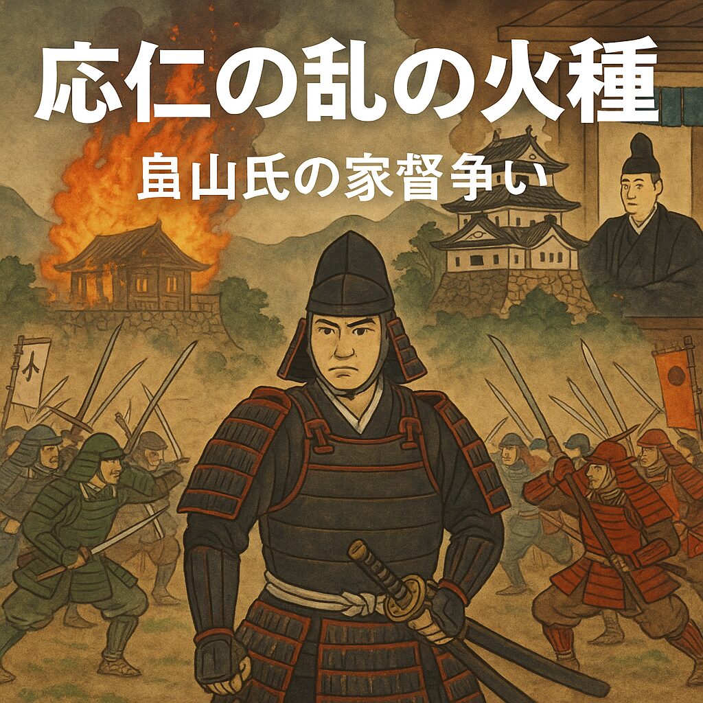 応仁の乱の火種👉畠山氏の内紛が引起した戦国の序章