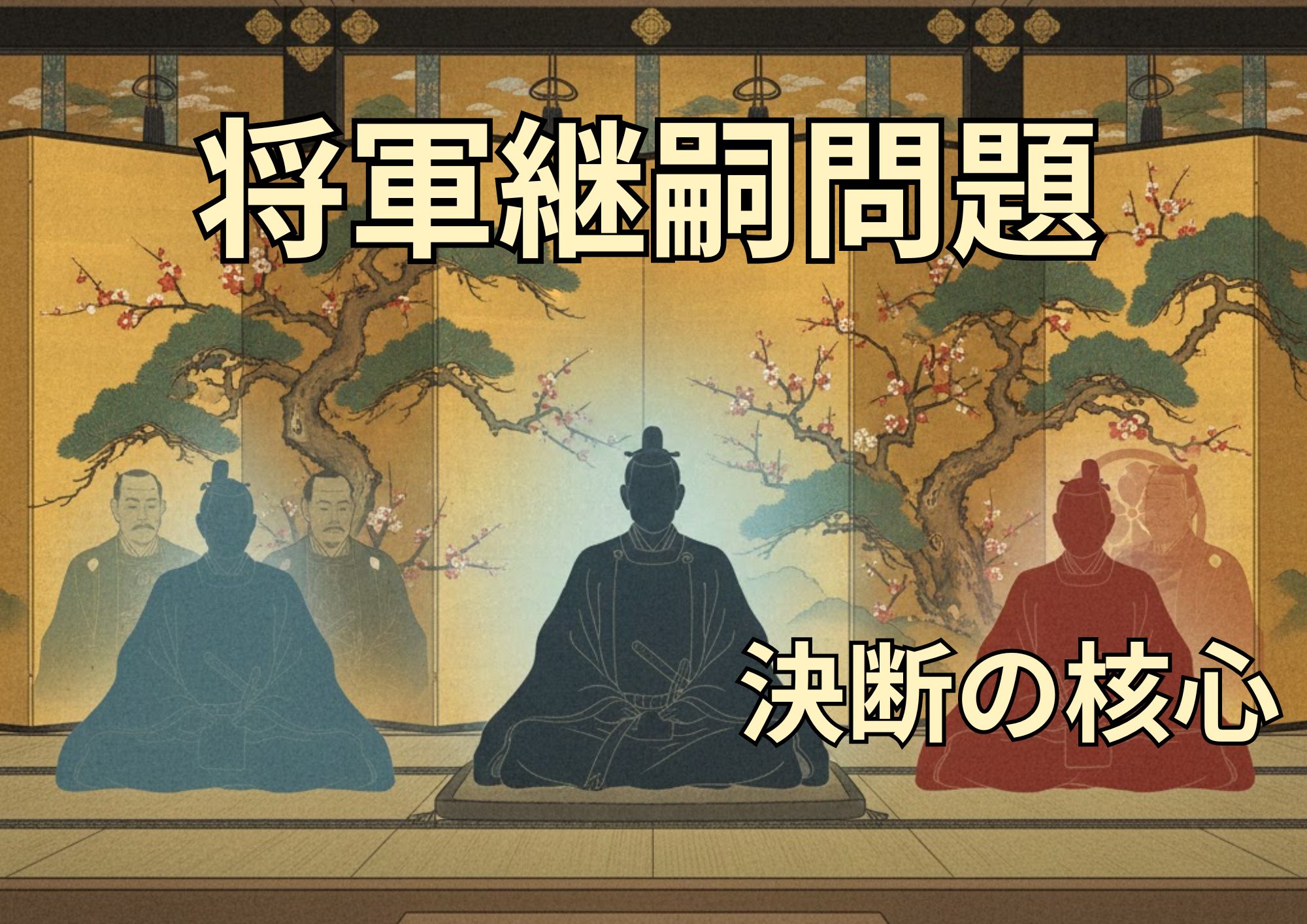 将軍継嗣問題（1853–1860）──沈黙の将軍と大老が動かした幕末最大の政争