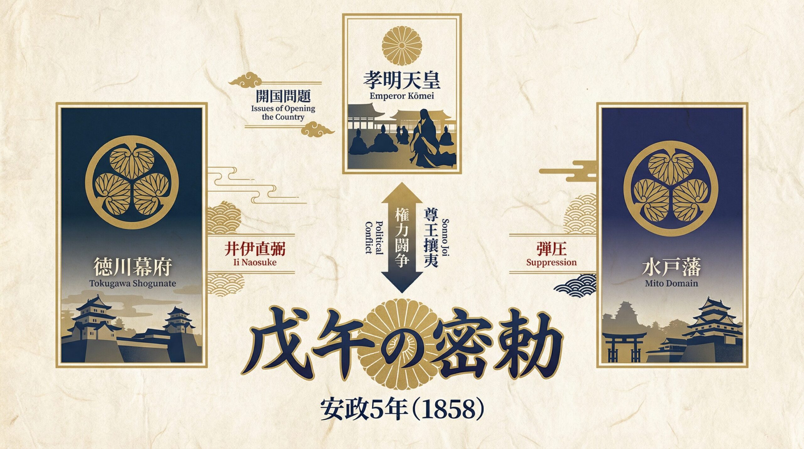 水戸藩への密勅と安政の大獄の発端